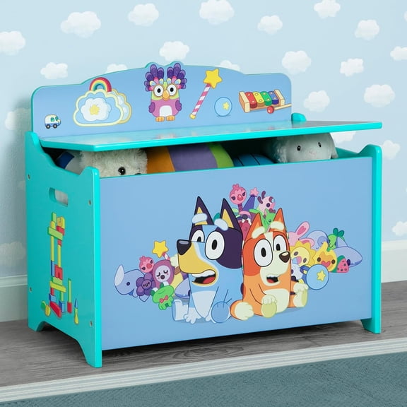 Deluxe Toy Box with Slow-Closing Lid for Kids Room Storage