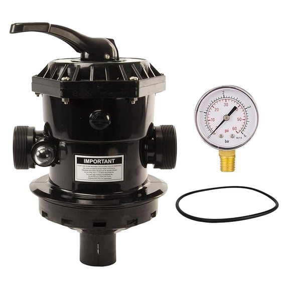 Pool Filter Multiport Valve SP714T VariFlo Top Mount Replacement | Hayward Pro & VL Series Compatible | 6-Position Sand Filter for Inground/Above Ground Pools