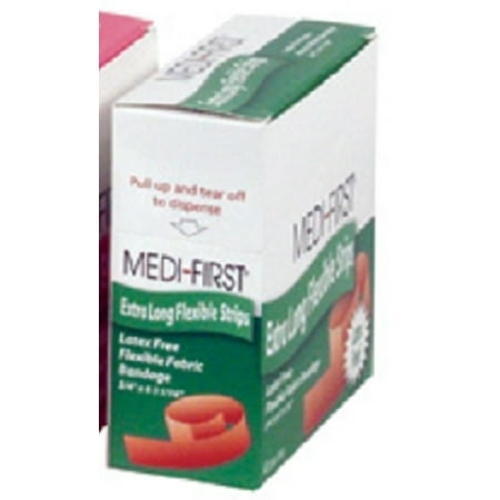 Strip Badges - Medi-First Adhesive Bandage, Extra Long Strip 3/4