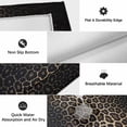 thumbnail image 6 of Leopard Print Outdoor Rug for Patio/Deck/Porch, Non-Slip Large Area Rug 5 x 7 Ft, Chic Abstract Black Brown Animals Texture Indoor Outdoor Rugs Washable Area Rugs, Camping Rug Carpet Runner, 6 of 8