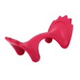 thumbnail image 4 of Relajante de cuello de almohada de hombro y cuello de espalda para viajes domésticos de gimnasia Rojo, 4 of 8