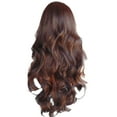 thumbnail image 2 of DOPI Long Loose Wavy Syntheic Wig Front Wig Curly Full Natural Hair Wigs Women Black, 2 of 3