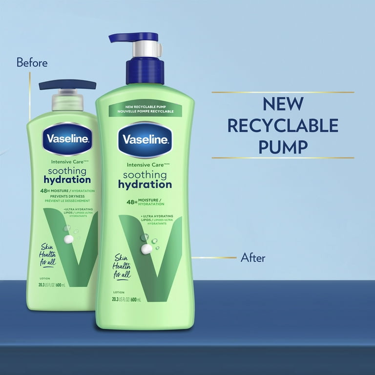 3 pack) Vaseline Intensive Care Body Lotion Soothing