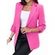 thumbnail image 1 of Blazer de Larga para Mujer, Informal, de Negocios, con Abertura Frontal, para Trabajo y Oficina. Rosa XXL, 1 of 6