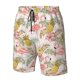 thumbnail image 4 of Balery Tropical Pink Flamingo Pineapple Traje de Baño Estilo Hawaiano para Hombre, Shorts de Secado Rápido con Bolsillos-Medium, 4 of 6