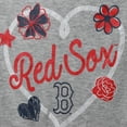 thumbnail image 2 of Girls Newborn & Infant Navy/Red/Heathered Gray Boston Red Sox 3-Pack Batter Up Bodysuit Set, 2 of 3