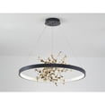 thumbnail image 6 of Bethel International LED Chandelier Sand Black Aluminum & Acrylic, 6 of 13