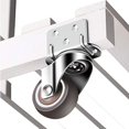 thumbnail image 3 of Juego de ruedas giratorias con placa en forma de L para muebles y más, diseño innovador que garantiza un movimiento suave y silencioso, rodamientos resistentes que soportan hasta 100 kg, perfecto, 3 of 5