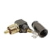 thumbnail image 5 of 90 Degree L-shaped RCA Male Plug Vedio Connector Soldering Adapter, 5 of 5