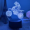 thumbnail image 1 of Lámpara de ilusión 3D con luz nocturna, decoración de anime para motocicletas, 1 of 1