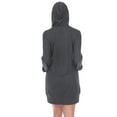 thumbnail image 3 of White Mark Women's Hoodie Sweatshirt Dress, 3 of 5