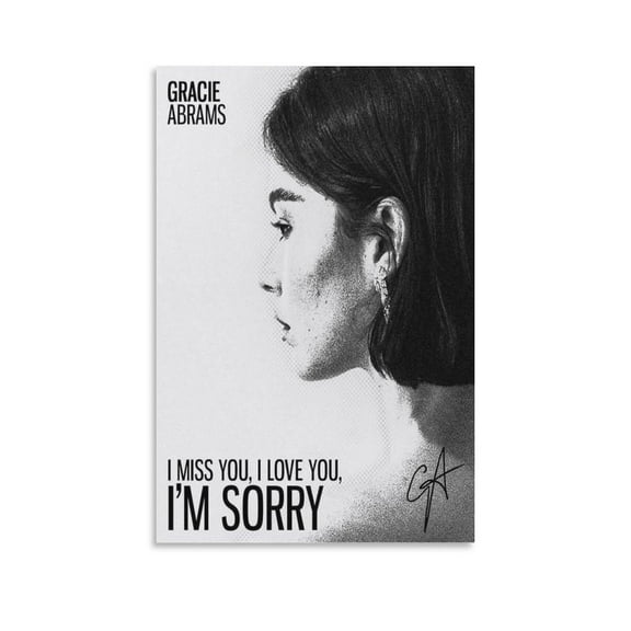 Gracie Music Abrams Canvas Posters Room Aesthetic Poster Print Art Wall Painting Canvas Posters Gifts Modern Bedroom Decor Unframed 16x24inch(40x60cm)