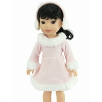 Pink Ice Skating Outfit For 14 Inch Dolls