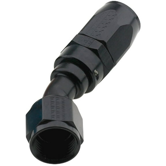 Fragola Hose Fitting #6 30 Deg Pro-Flow Black