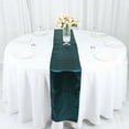 thumbnail image 6 of Efavormart Premium SATIN Table Top Runner For Weddings Birthday Party Fit Rectangle and Round Table 12" x 108"  Peacock Teal, 6 of 11