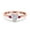 Rose, variant on Simulated Cubic Zirconia Size-5 Art Deco Heart Three Stone Wedding Bridal Ring Round Ruby CZ 925 Sterling Silver