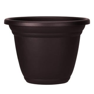 HC Companies 18 Inch Resin Garden Bowl Planter Pot, Terra Cotta