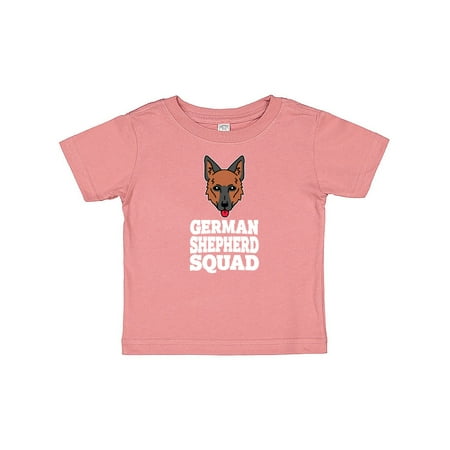 

Inktastic Dog German Shepherd Squad Gift Baby Boy or Baby Girl T-Shirt