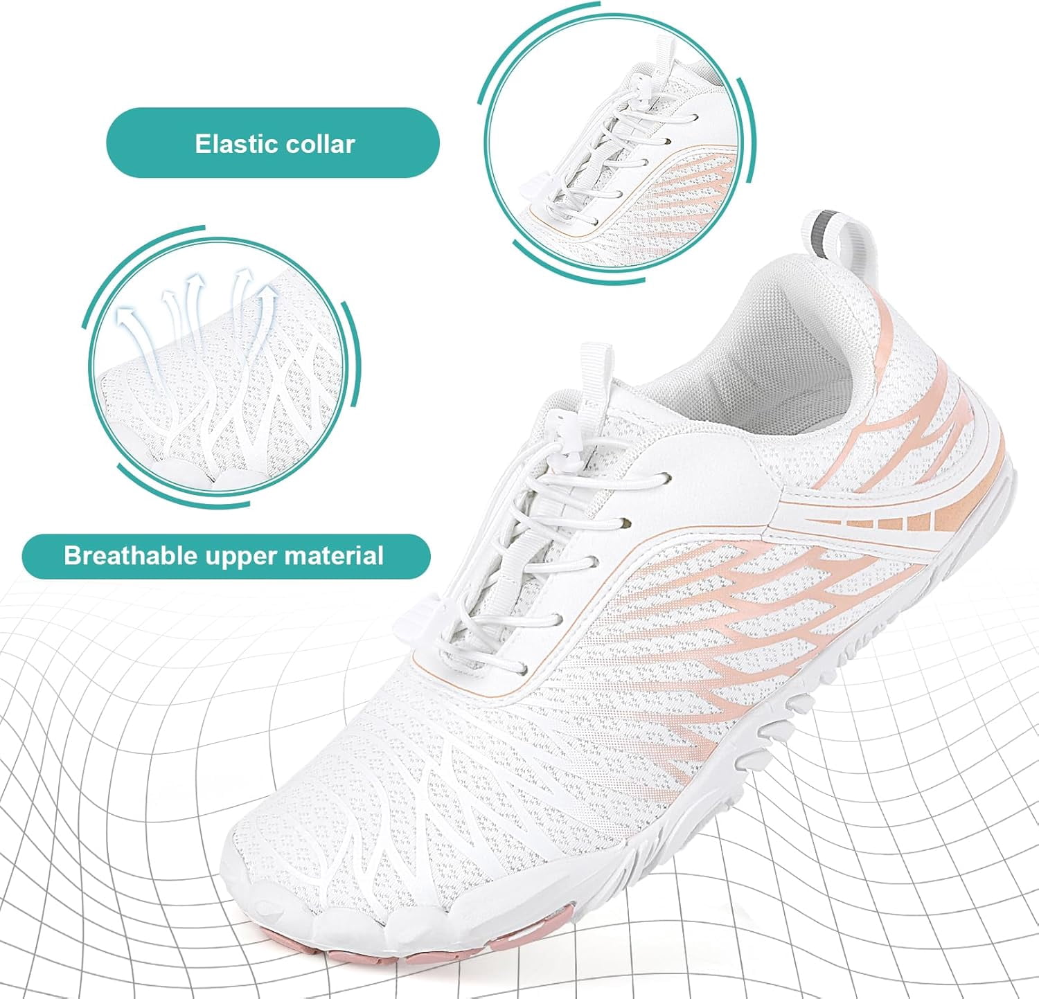 Hiking Shoes Barefoot Shoes for Autumn Winter, Upgraded Thickened Minimalist Barefoot Shoes Women Men Non-Slip & Wide Toe Zero Drop Athletic Hiking Trail Running Shoes