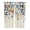 Blue Beige, variant on Orange Blue Botanical Kitchen Curtains 84 Inch Length, Weeping Fall Eucalyptus Leaves Grommet Top Bedroom Living Room Curtains, Light Filtering Cafe Curtain Drapes 2 Panels Set 104''x84''