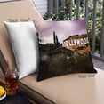 thumbnail image 1 of Ahgly Company Sites Hollywood Outdoor Throw Pillow, 18 inch by 18 inch, 1 of 6