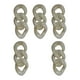thumbnail image 4 of 5 anillos de acrílico gruesos para unir cadenas, conectores de cadena curva para monederos. Blanco, 4 of 8