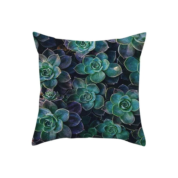 pieza de fundas de almohada decorativas de algodón y lino Wmkox8yii HFSH3436
