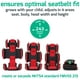 thumbnail image 5 of Mifold Asiento elevador para automóvil con respaldo alto para niños con correa - Asiento de automóvil plegable ajustable para niños grandes para viajes - Gris pizarra, 5 of 5