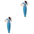 thumbnail image 2 of Sonducket Pantalones de danza del vientre indio para mujer, conjunto de traje con parte trasera de baile, traje profesional Sexy para mujer, Type5 NO5, 2 of 6