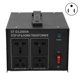 thumbnail image 1 of Voltage Transformer Step Up Buck Converter 1200W Adjustable 110V?120V 220V?240V AC Input US Plug, 1 of 5