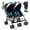 Navy, variant on Costway Foldable Twin Baby Double Stroller Ultralight Umbrella Stroller Pushchair Pink