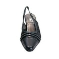 thumbnail image 2 of FLORAL Janice Women's Wide Width Dress Slingback Pumps BLACK 8.5, 2 of 6
