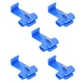 thumbnail image 4 of Wire Connectors, Safe Practical Crimp Electrical Cable Snap, Beautiful Anti-Aging Power Supplies Home Appliances Electrical Controls For Electrical Wires Blue, 4 of 8