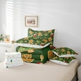 thumbnail image 6 of Manfei Kids Funny Gingerbread Bedding Comforter Set 7-Piece, Sled Christmas Tree Stocking King Bedding Sets, Green Xmas Bed Sheets, Super Cozy Room Decor, 6 of 8