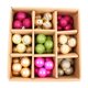 thumbnail image 4 of Adornos de bolas de Navidad, 99 piezas, juego de adornos para árboles de Navidad, bolas pequeñas de 1,2" M76D, 4 of 4
