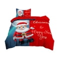 thumbnail image 2 of LADIGASU Christmas Duvet Cover Single Size,Duvet Cover Set With Buttons Closure, Ultra Soft Washed Microfiber Bedding Comforter Cover With A Pillowcases For All Season, 2 of 7