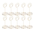 thumbnail image 2 of Support de Carte, Support de Photo Base Ronde Galvanoplastie Processus Durable Portable pour les Mariages pour les Bureaux pour la Maison, 2 of 8
