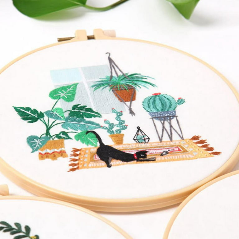 KARLSITEK Hand Beginner Embroidery kit for Adults,Easy Cross