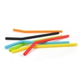 thumbnail image 2 of Zzbeans Soft Silicone Straws, Reusable Flexible Drinking Straws for Juice Milk Smoothie, 6-Piece Colorful Curved Bendy Straws Set Eco-Friendly Dishwasher Safe, 2 of 7