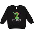 thumbnail image 2 of Inktastic 2nd Birthday Dinosaur Party 2 Year Old Toddler Sweatshirt, 2 of 4