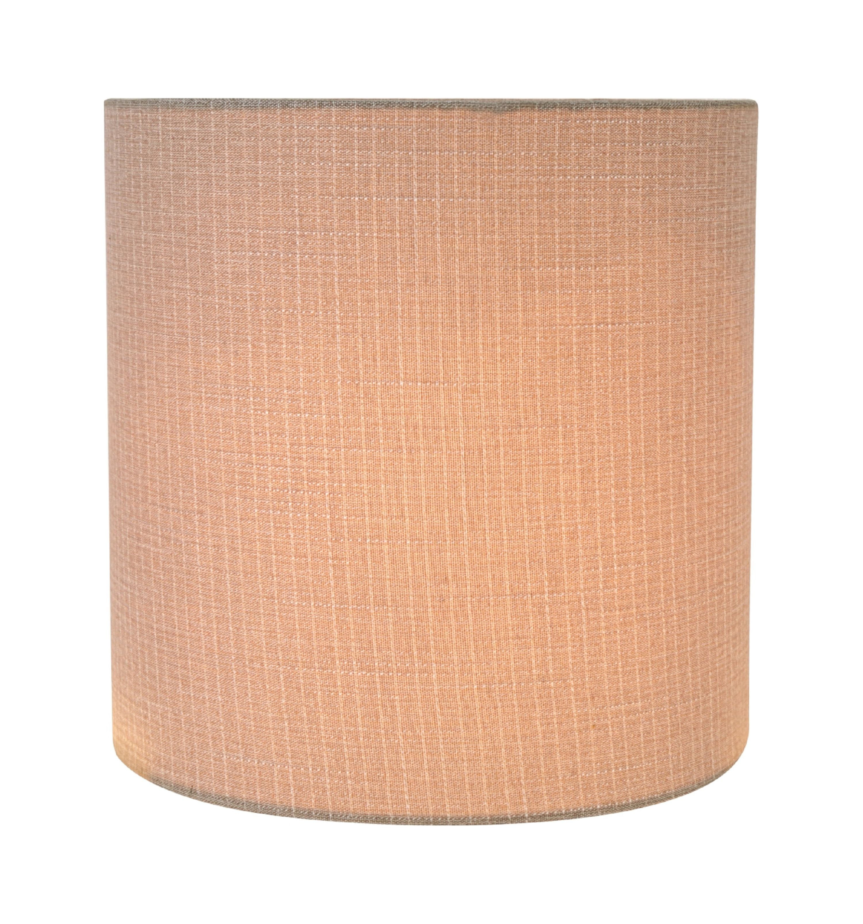 Aspen Creative 31236 Transitional Drum (Cylinder) Shape Spider Construction Lamp Shade in Grey, 8" wide (8" x 8" x 8")