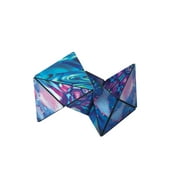 SHASHIBO Magnetic Fidget Cube That Transforms Into Over 70 Shapes, Mystic Ocean by Laurence Gartel, 1 Pack