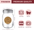thumbnail image 2 of Frascos Mason PINIWON de 480 ml, paquete de 15, con tapas y bandas herméticas, 2 of 7