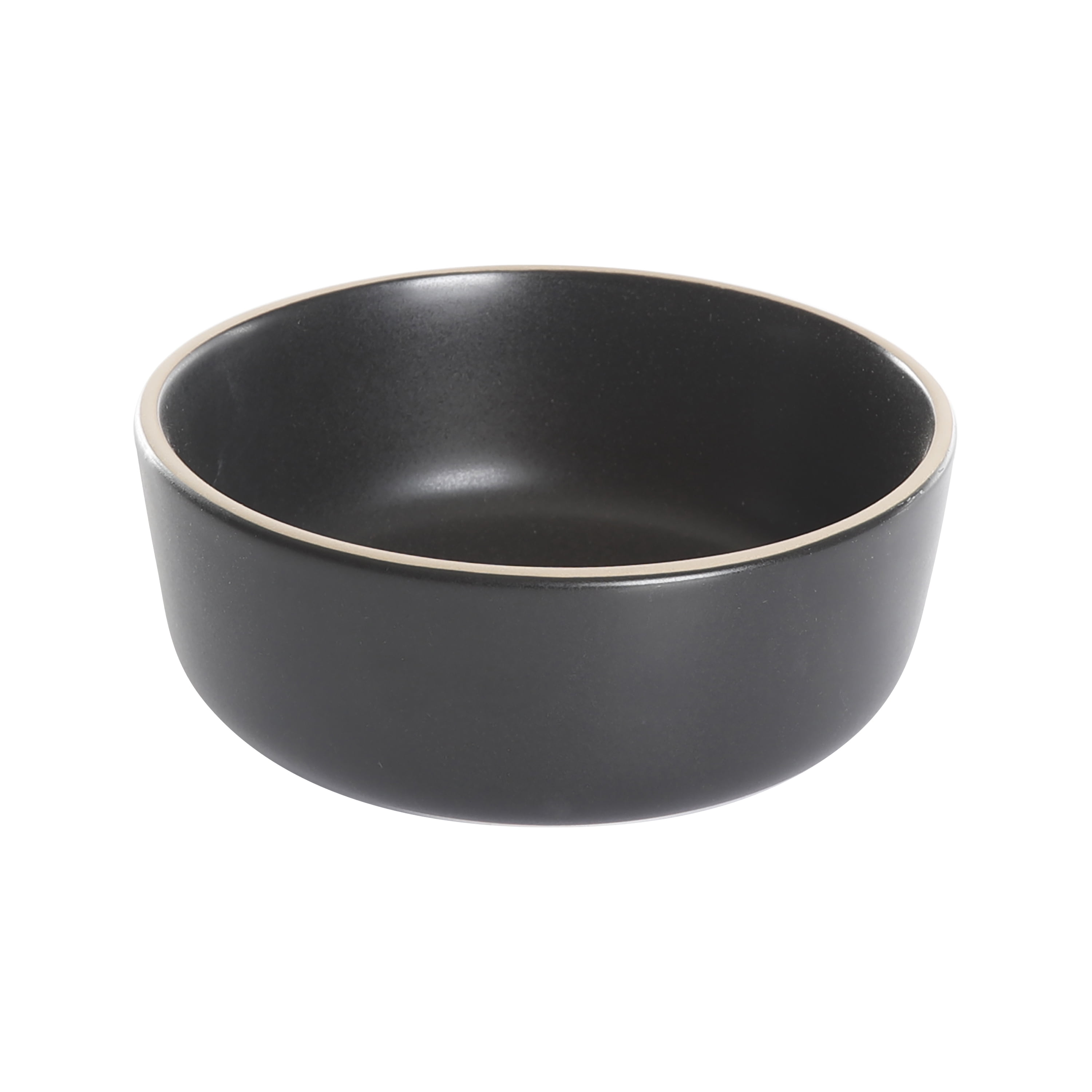 Gap Home 16-Piece Round Black Stoneware Dinnerware Set