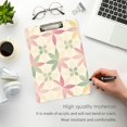 thumbnail image 3 of FORMRS Acrylic Clipboard with Low Profile Clip Standard A4 Letter Size, 12.5" x 9", Light Pink Geometric, 3 of 8