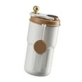 thumbnail image 3 of Tasse à Café Isotherme Réutilisable en Acier Inoxydable Gobelet de Voyage pour Boissons Chaudes Marron, 3 of 5