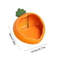 thumbnail image 3 of Organizador de llaves de cerámica con forma de zanahoria para la entrada, higiénico y fácil de limpiar, ideal para decoración del hogar y regalo de inauguración (naranja) NCHKUN, 3 of 6