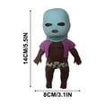 thumbnail image 3 of Masked Doll Desktop Decompression Toy Masked Doll Set Sand TPR Pinch Squeezable Toys Soft Squeezing Pressure Reducing Toys, 3 of 5