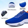 thumbnail image 2 of AHUSIR Men's Tennis Running Shoes Breathable Athletic Training Walking Sneakers for Gym Jogging Sports US 7-13, 2 of 7