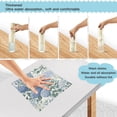 thumbnail image 3 of Yayeee 6 Pack Kitchen Dish Cloths Set for Washing Soft Drying Absorbent Microfiber Towels, Blue Hydrangeas Pattern, 3 of 9